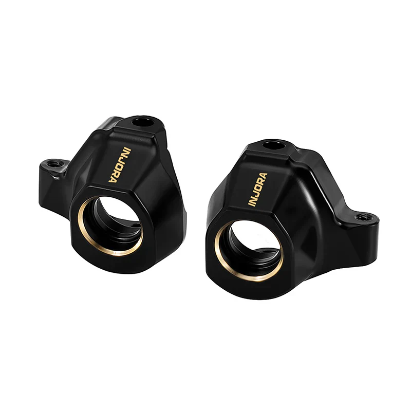 INJORA Black Brass Steering Knuckles for 1/30 Axial SCX30 - Image 3