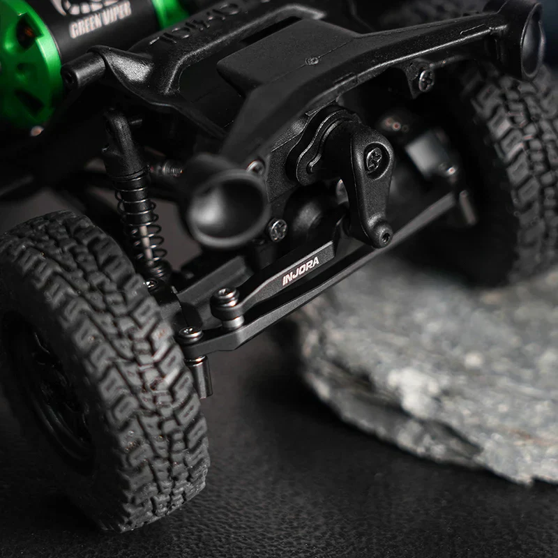 INJORA Black Brass Steering Links for 1/30 Axial SCX30 - Image 7
