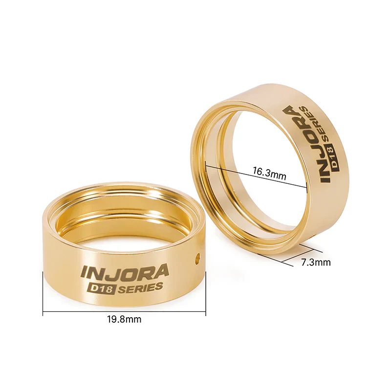 INJORA Brass Inner Clamp Rings for INJORA 0.7" D18 W - Image 5