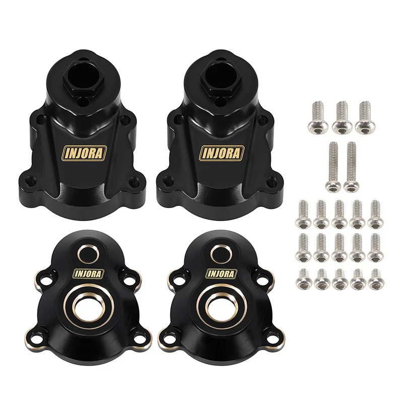 INJORA Brass Rear Outer Portal Housing Set For 1/18 Redcat Ascent18