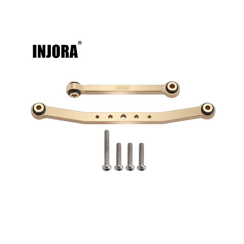 INJORA Brass Steering Links For 1/24 FMS FCX24 Upgrade