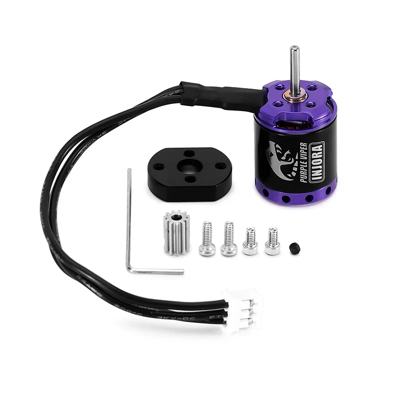 INJORA Brushless Motor 1721 Purple Viper for 1/18 TRX4M/ Ascent-18 - Image 5