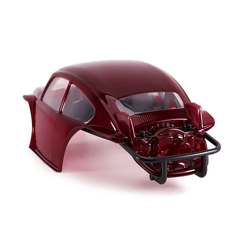 INJORA BUG24 Body with Interior for 1/24 SCX24 C10 JLU Bronco Base Camp - Burgundy - Image 5