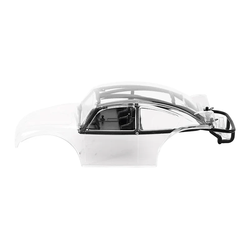 INJORA BUG24 Body with Interior for 1/24 SCX24 C10 JLU Bronco Base Camp - Clear - Image 4
