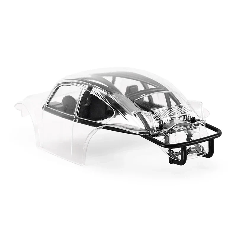 INJORA BUG24 Body with Interior for 1/24 SCX24 C10 JLU Bronco Base Camp - Clear - Image 5