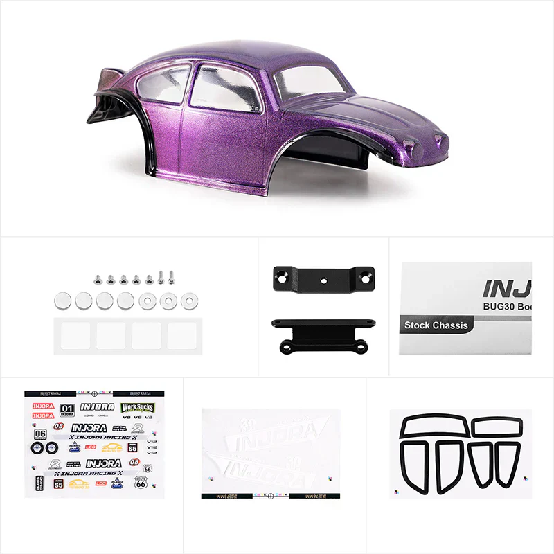 INJORA BUG30 Body with Magnetic Mount for 1/30 SCX30 - Image 11