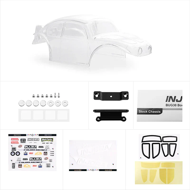 INJORA BUG30 Body with Magnetic Mount for 1/30 SCX30 - Image 25