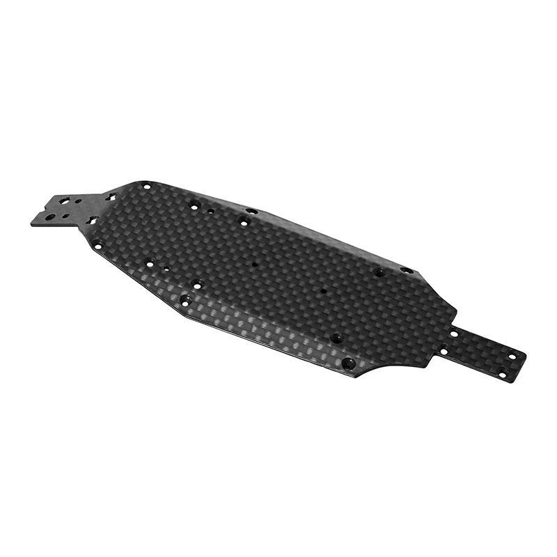INJORA Carbon Fiber Chassis for 1/24 Buggy Losi Micro-B (8g) - Image 2