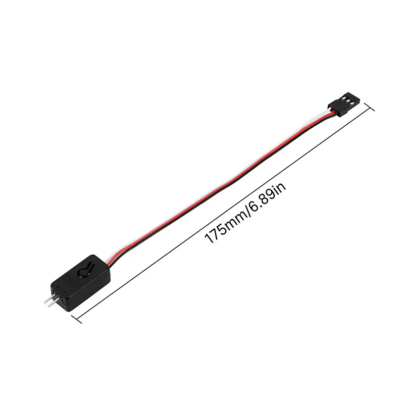 INJORA CH3 Light Remote Control Switch, LED On/Off Breath Flash Controller for RC Car - Image 4