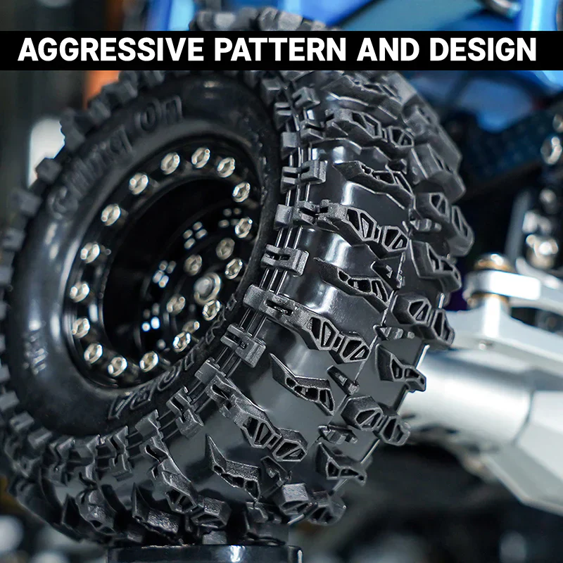 INJORA Cling On 1.3" Tires (4) (70*26mm) - Image 7