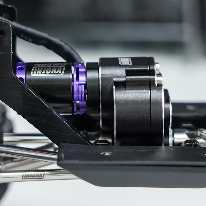 INJORA CNC Aluminum Complete 24/1 (Underdrive 45.83%) Transmission for 1/18 Redcat Ascent-18 - Image 5