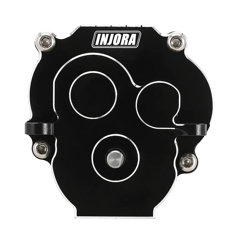 INJORA CNC Aluminum Complete Transmission For 1/18 TRX4M - BLACK - Image 4