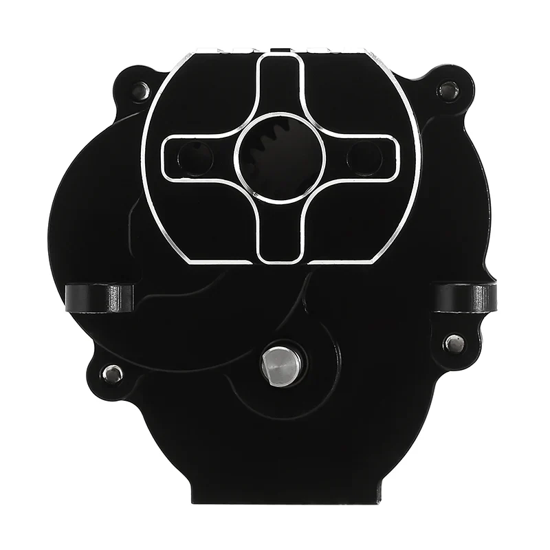 INJORA CNC Aluminum Complete Transmission For 1/18 TRX4M - BLACK - Image 6