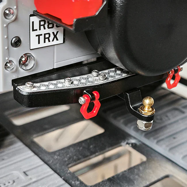 INJORA CNC Aluminum Front Rear Bumper for 1/18 TRX4M Defender - Image 7