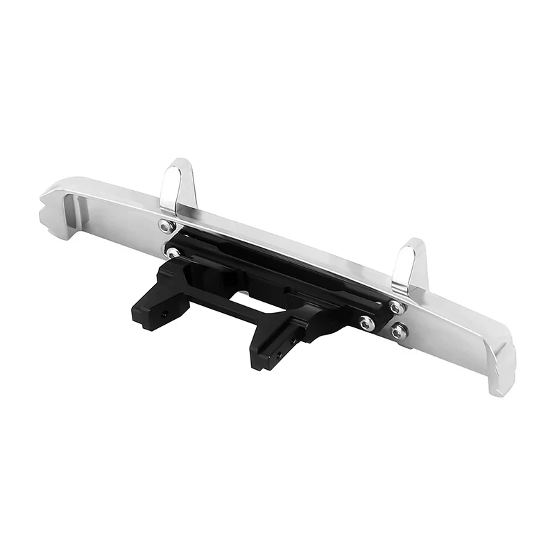 INJORA CNC Aluminum Front Rear Bumper With Dual Exhaust For 1/18 TRX4M High Trail F150 - Image 4