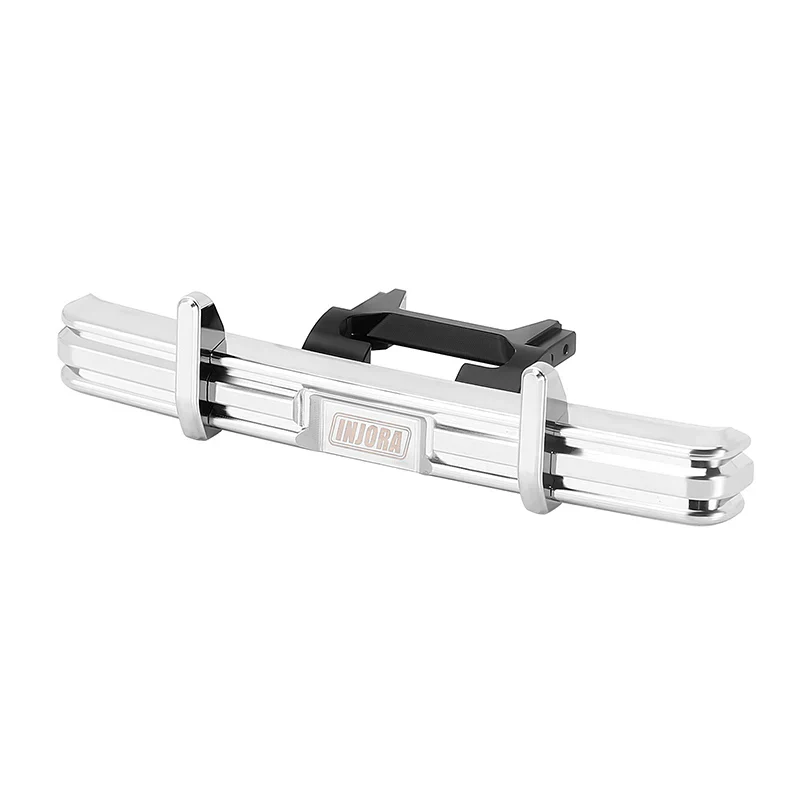 INJORA CNC Aluminum Front Rear Bumper With Dual Exhaust For 1/18 TRX4M High Trail F150 - Image 6