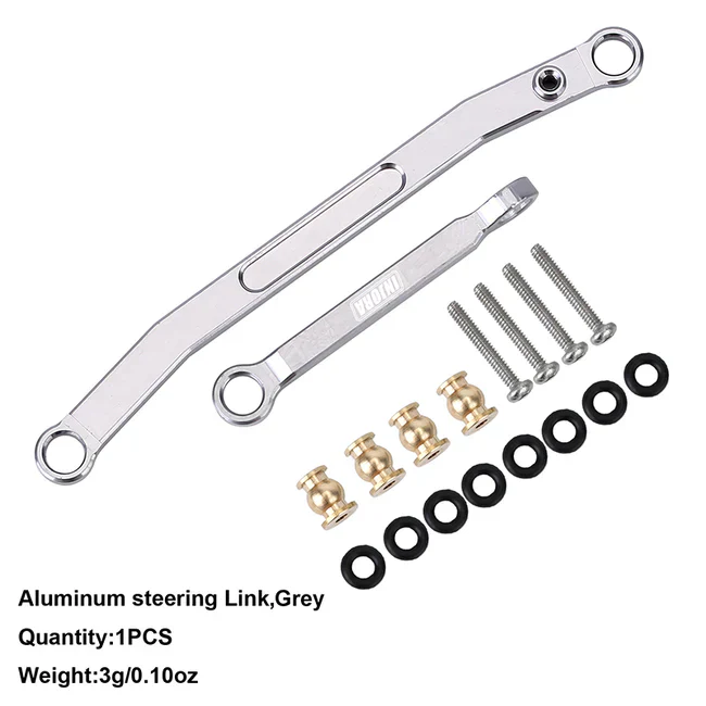 INJORA CNC Aluminum Steering Links for Axial SCX24 - Image 4