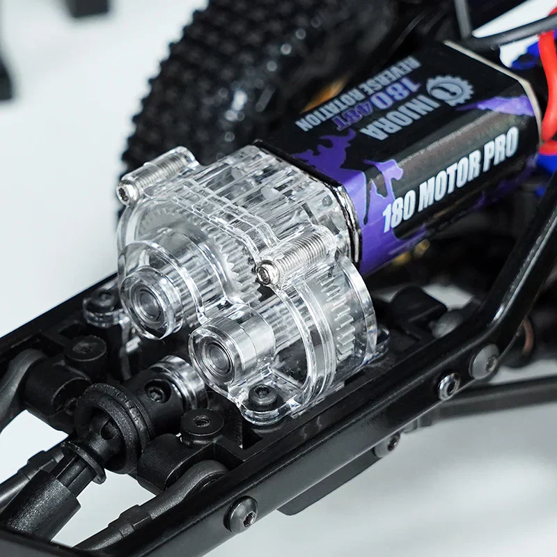 INJORA Complete Transmission with Acrylic Housing for 1/18 TRX4M - Image 11