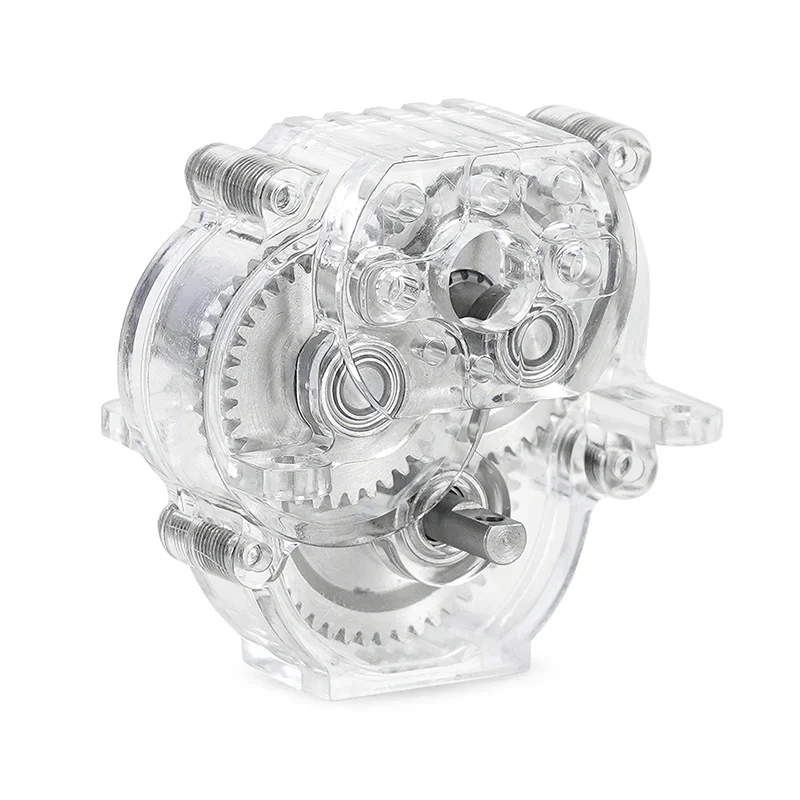 INJORA Complete Transmission with Acrylic Housing for 1/18 TRX4M - Image 2