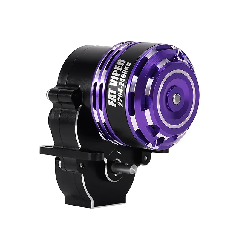 INJORA Fat Viper 2204 Brushless Outrunner 2400 KV Motor & Transmission For 1/18 TRX4M - Image 2