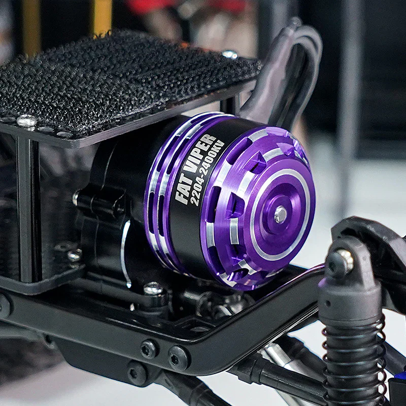 INJORA Fat Viper 2204 Brushless Outrunner 2400 KV Motor & Transmission For 1/18 TRX4M - Image 7