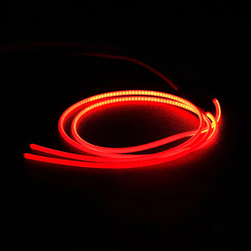 INJORA Flexible Cuttable LED Strip Lights for 1/24 1/18 RC Cars - Red - Image 2
