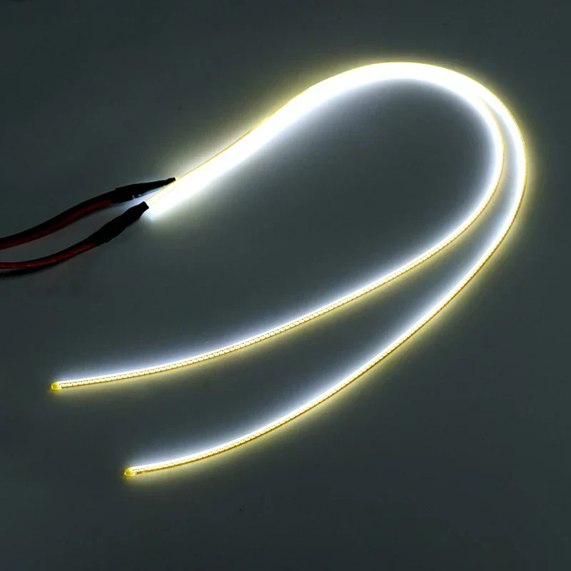 INJORA Flexible Cuttable LED Strip Lights for 1/24 1/18 RC Cars - Yellow - Image 3