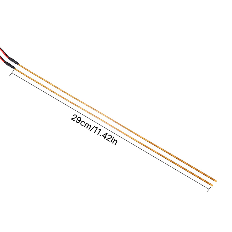 INJORA Flexible Cuttable LED Strip Lights for 1/24 1/18 RC Cars - Yellow - Image 9