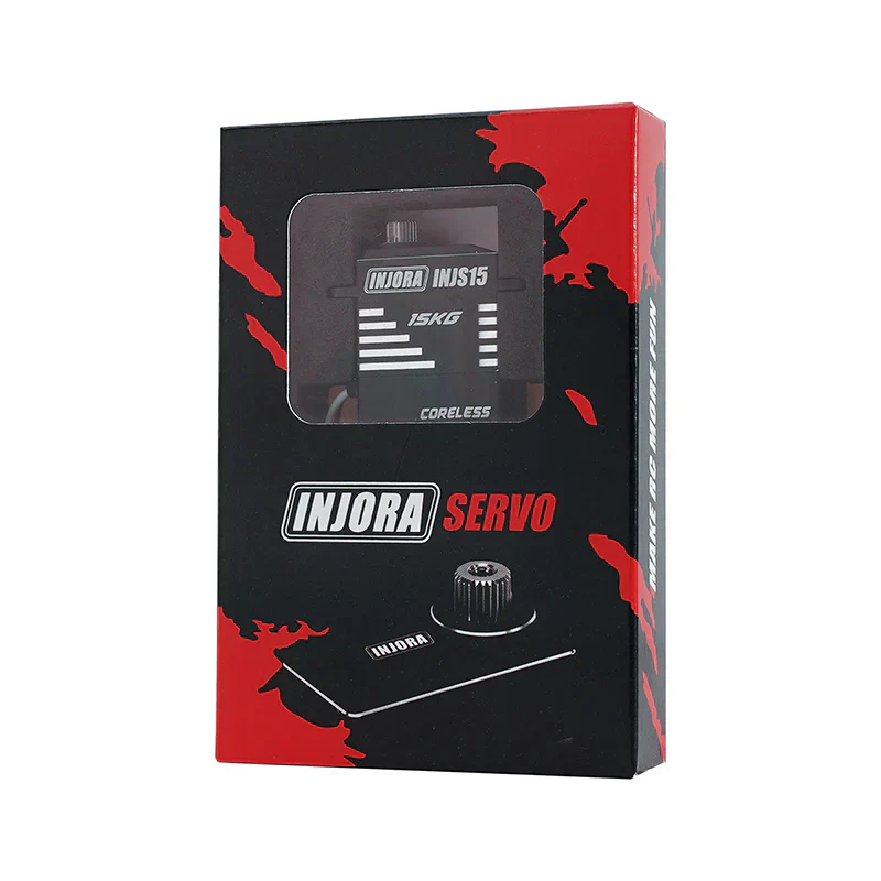 INJORA INJS15 15KG Coreless High Torque Micro Servo for 1/18 1/24 RC Crawler - Image 6
