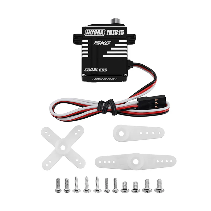 INJORA INJS15 15KG Coreless High Torque Micro Servo for 1/18 1/24 RC Crawler - Image 8