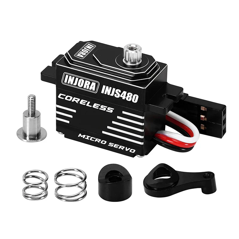 INJORA INJS480 Coreless Micro Servo with Servo Saver for Losi Micro-B Micro-T - Image 4