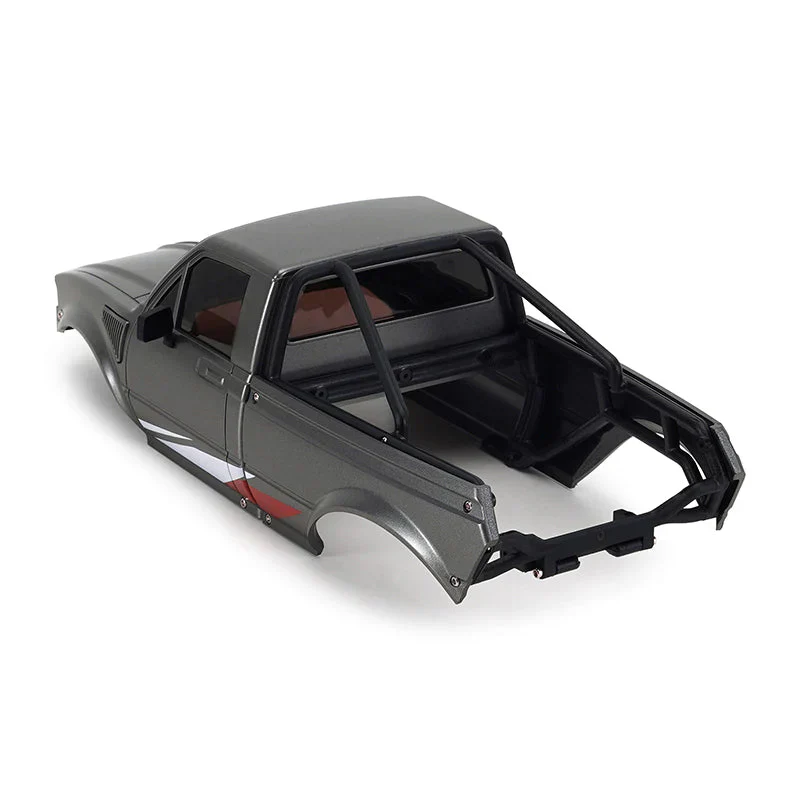 INJORA IR60 Pickup Hard Body with Bed Rack for 1/18 TRX4M Defender Bronco - GREY - Image 3