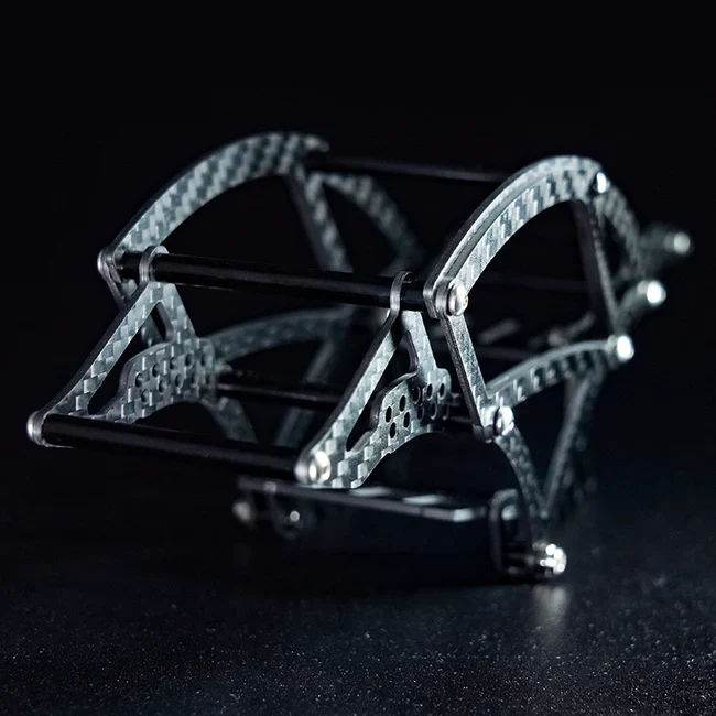 INJORA Kangaroo Carbon Fiber Chassis Frame Kit for 1/18 TRX4M - Image 10