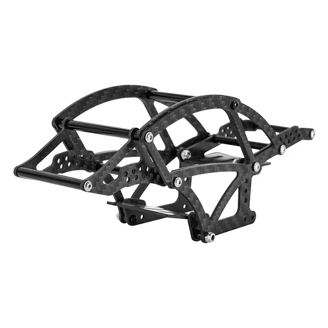 INJORA Kangaroo Carbon Fiber Chassis Frame Kit for 1/18 TRX4M - Image 5