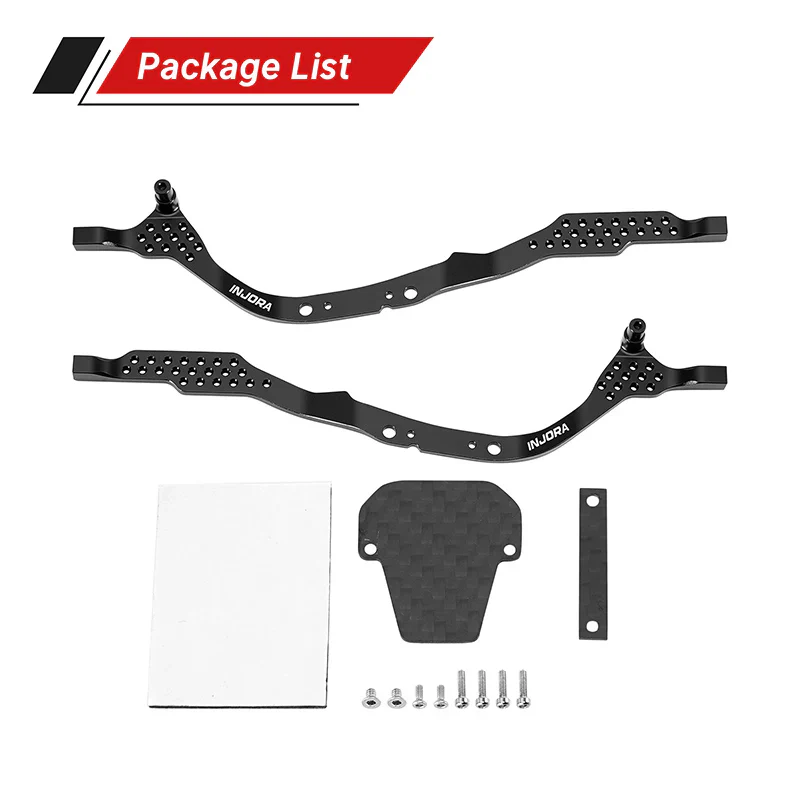 INJORA LCG Aluminum Chassis Kit for 1/30 SCX30 - Image 4