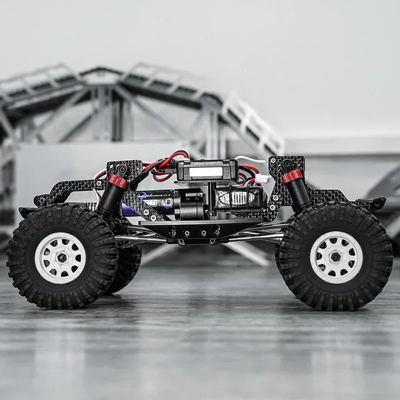 INJORA LCG Carbon Fiber Chassis Kit for 1/18 Redcat Ascent18 - Image 7