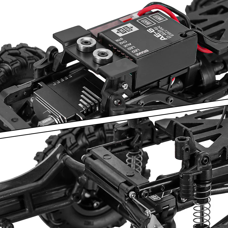 INJORA Limited Edition IR60-24 Pickup Hard Body for SCX24 C10 JLU Bronco Base Camp 4Runner (Gold) - Image 10
