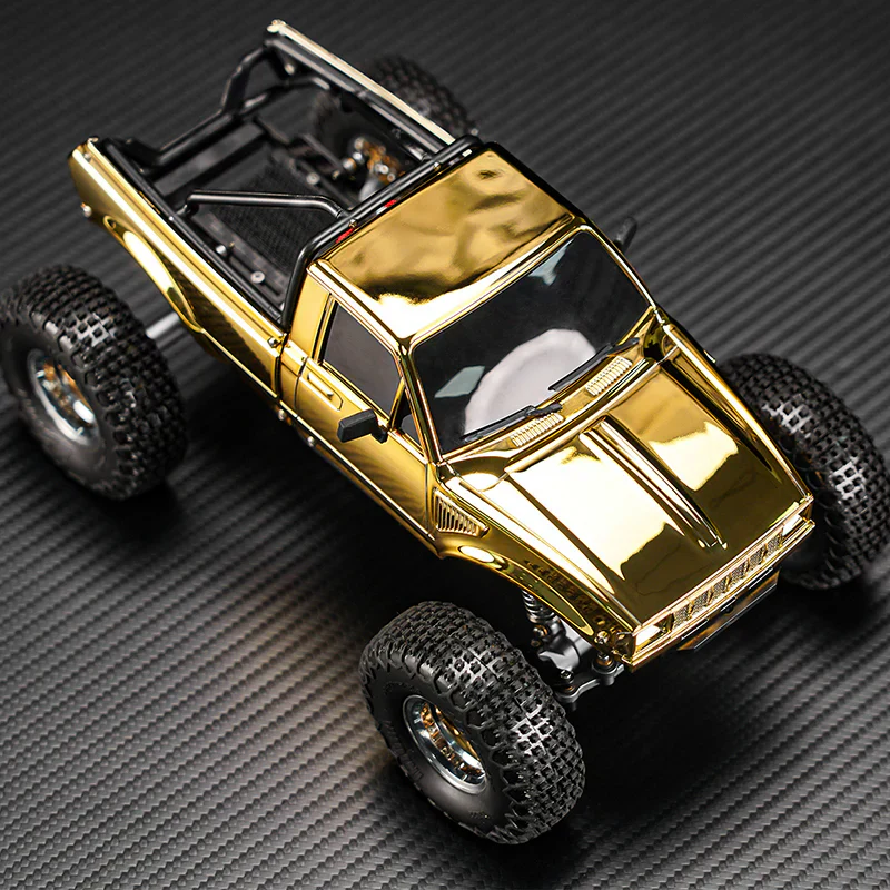 INJORA Limited Edition IR60-24 Pickup Hard Body for SCX24 C10 JLU Bronco Base Camp 4Runner (Gold) - Image 11