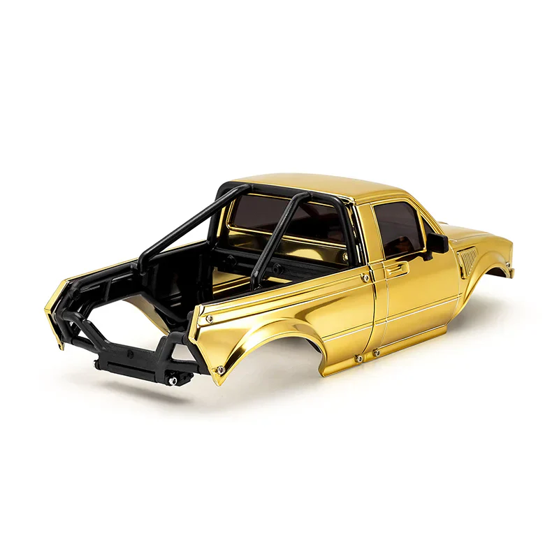 INJORA Limited Edition IR60-24 Pickup Hard Body for SCX24 C10 JLU Bronco Base Camp 4Runner (Gold) - Image 2