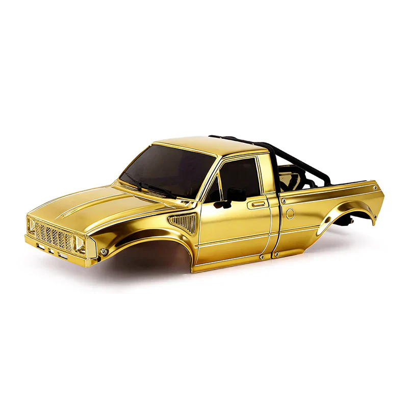 INJORA Limited Edition IR60-24 Pickup Hard Body for SCX24 C10 JLU Bronco Base Camp 4Runner (Gold) - Image 5