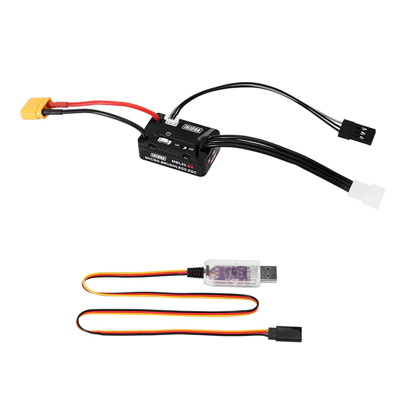INJORA MBL32 G2 Waterproof Micro Brushless ESC for 1/18 TRX4M Ascent18 1/24 SCX24 - Image 6