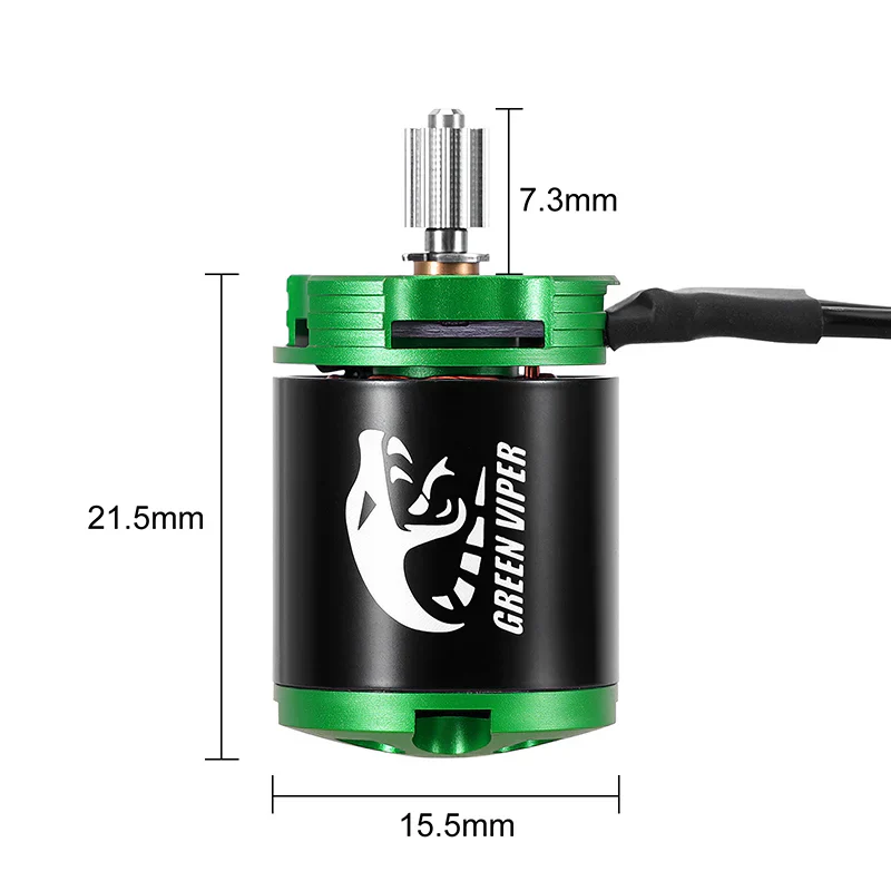 INJORA MBL32-NANO Brushless ESC & 1621 Green Viper Motor for 1/30 SCX30 - Image 10
