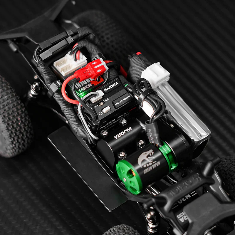 INJORA MBL32-NANO Brushless ESC & 1621 Green Viper Motor for 1/30 SCX30 - Image 16