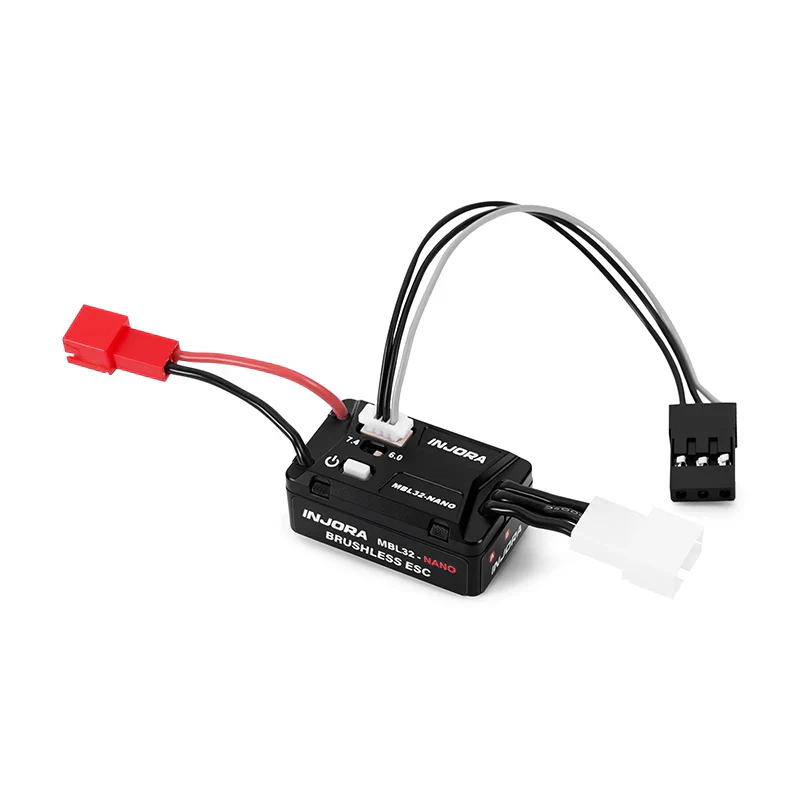 INJORA MBL32-NANO Brushless ESC & 1621 Green Viper Motor for 1/30 SCX30 - Image 4