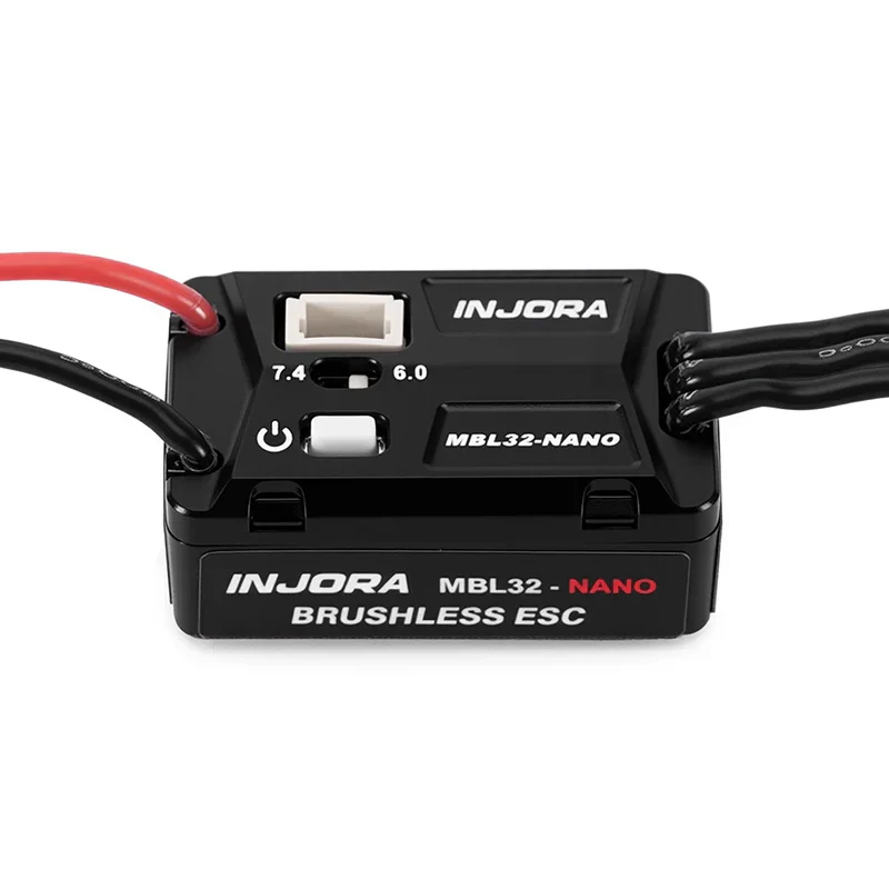 INJORA MBL32-NANO Brushless ESC & 1621 Green Viper Motor for 1/30 SCX30 - Image 6