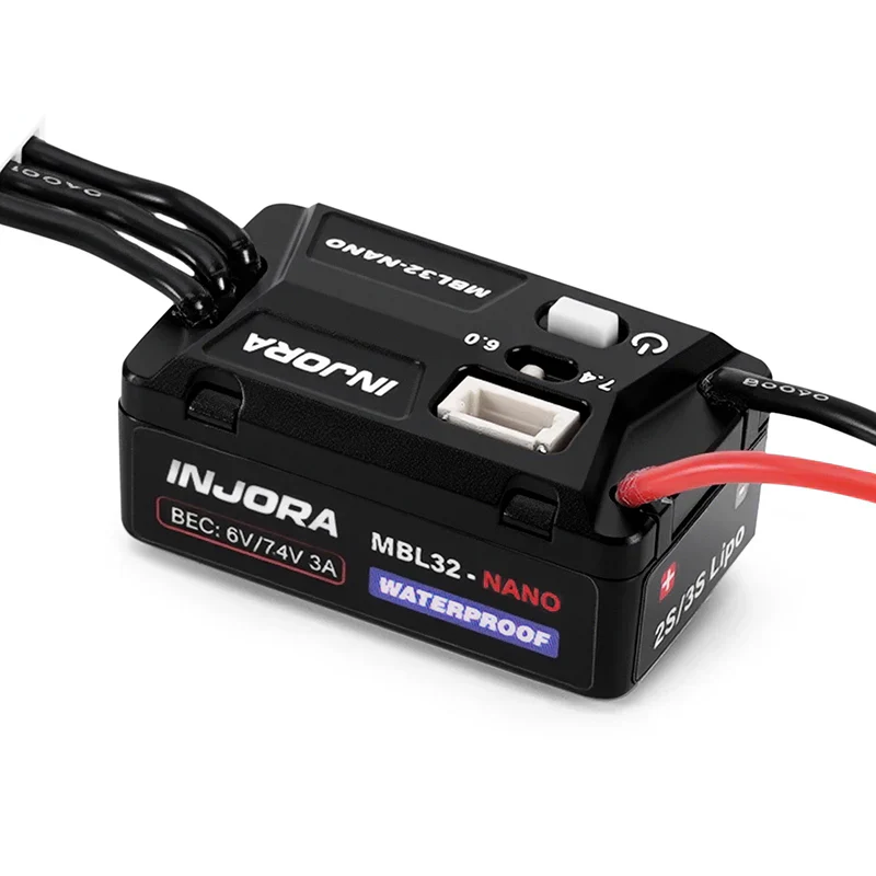 INJORA MBL32-NANO Brushless ESC & 1621 Green Viper Motor for 1/30 SCX30 - Image 7
