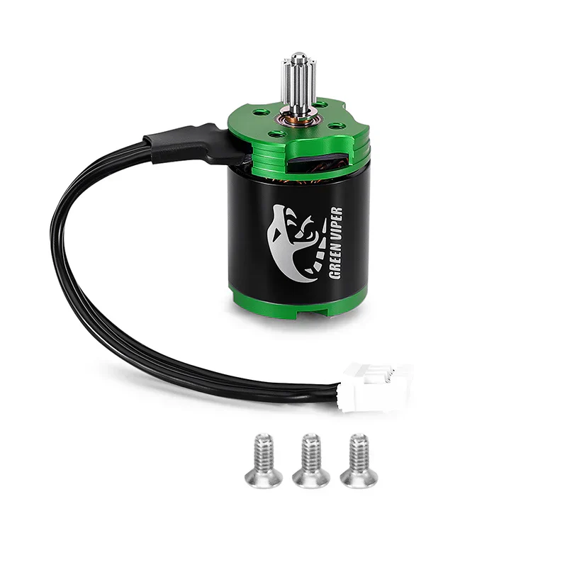 INJORA MBL32-NANO Brushless ESC & 1621 Green Viper Motor for 1/30 SCX30 - Image 9