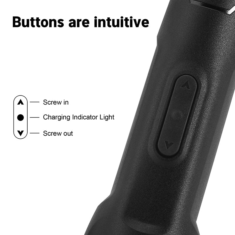 INJORA Mini Cordless Electric Screwdriver Set With 8 Bits For 1/18 1/24 RC Crawlers - Image 5