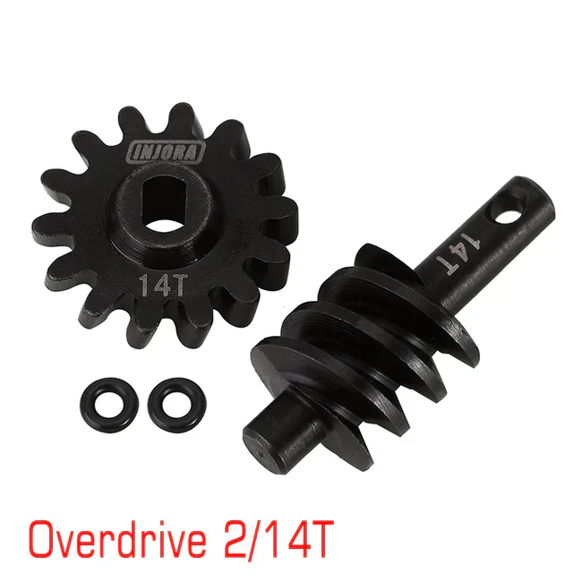 INJORA Overdrive Differential Gears 14T Gears For SCX24
