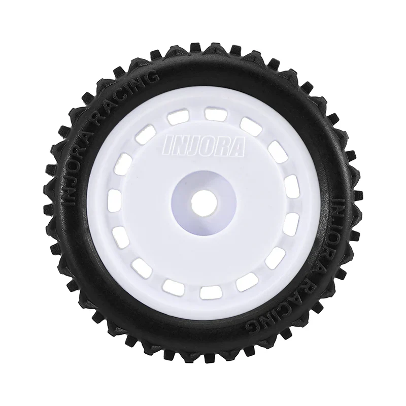 INJORA Pre-mounted Pin Buggy Tires & Wheels for 1/24 Losi Micro-B - Image 11